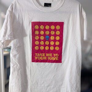 Graphic Tee - 90's Rave Poster - Take Me To Your Rave